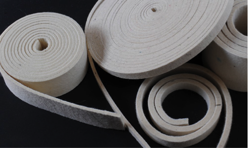 Felt strips and cords - Felt materials and products